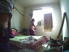 可爱的金发调用前在 bj